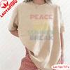 Peace Love and Summer Break Summer Lover TShirt Retro Fashion Summer Beach Vacation Clothes Ladies Casual Wear Women Clothing