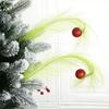 Runtowo 10pcs Christmas Tree Topper , Green Curly Stems Lime Green Curly Xmas Tree Pick Elf Ornaments Christmas Party Home Decor