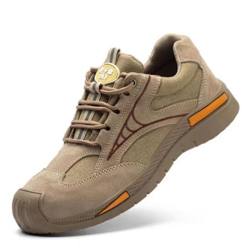 

Защитная рабочая обувь мужская, противоударная, противоскользящая, с мягкой подошвой, для сварщиков, изоляционная, рабочая обувь H561 36 верблюд