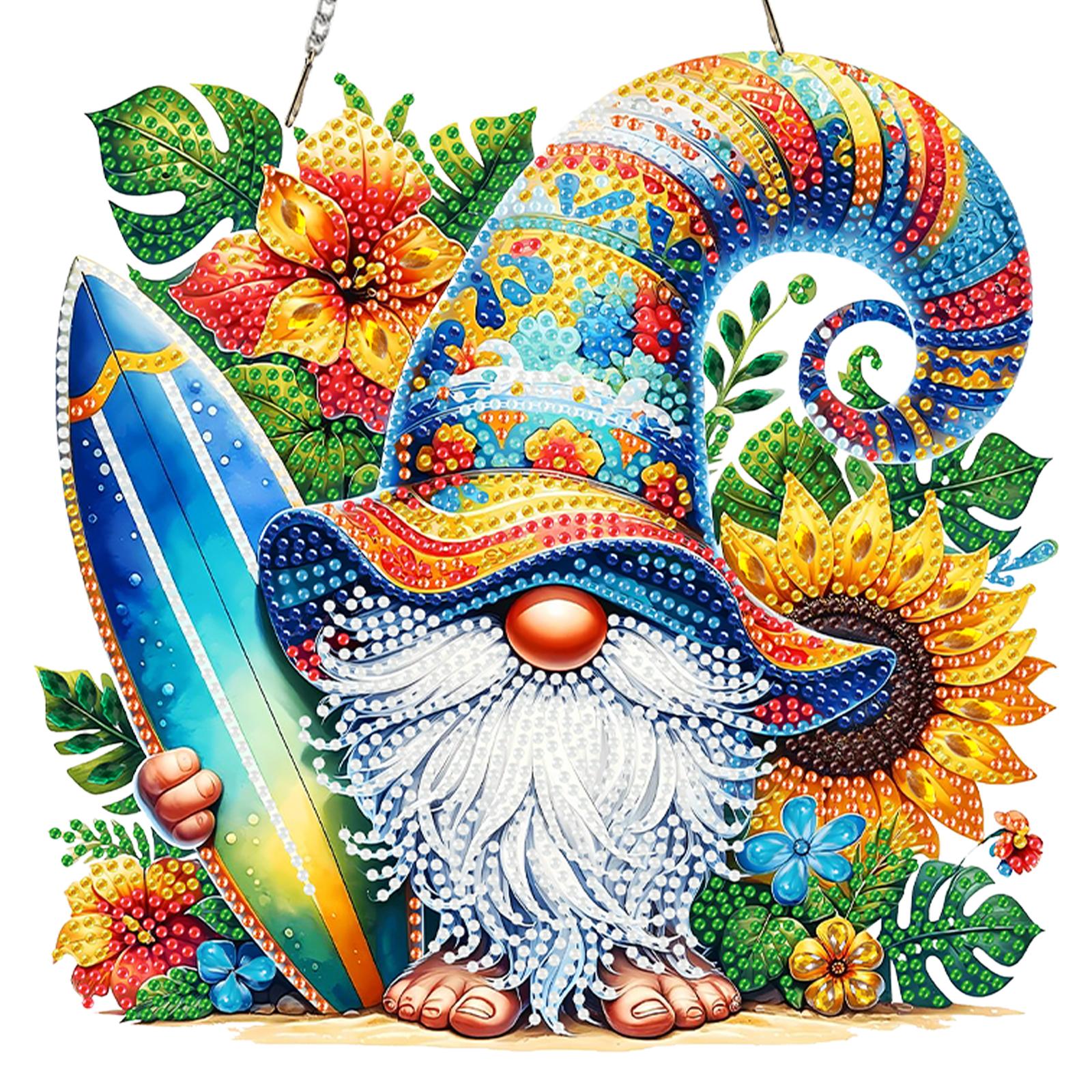 

Animal Theme 2D Flat DIY Acrylic Rhinestone Diamond Art Window Pendants Diamond Painting Dots Pendant Wall Door Decoration