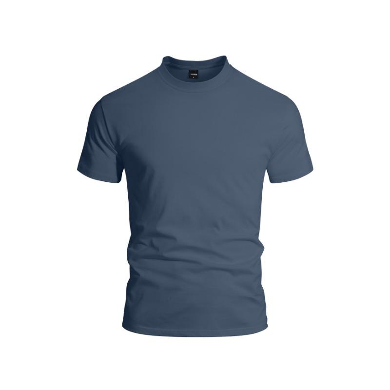 Men S Solid Crew Neck Short Sleeve T Shirt Sportswear Quick Dry