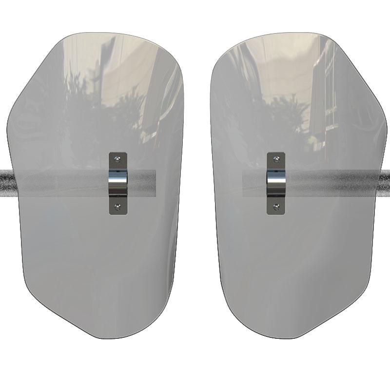 Motorcycle Suzuki DL250 Windshield & Knee Pad Deflector