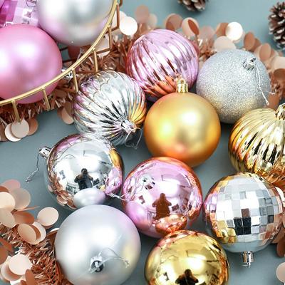 34Pcs DIY Home Decor Fashion Weihnachten Bälle Ornament Weihnachten Baum Anhänger Party Decor Neue Jahr