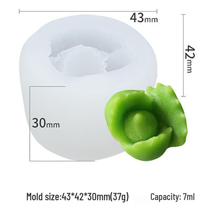 Vítězná Sukulentní Série: DIY silikonové formy na epoxidové kaktusy a svíčky v květináčích