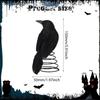 Crow Tree Topper Christmas Treetop with Spring Base Party Supplies Halloween Ornament for