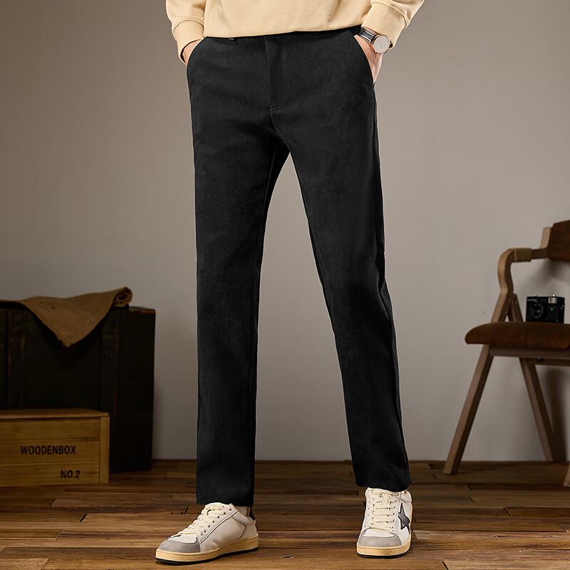 FAPAI Men's Thickened Warm Casual Trousers