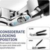 Nail Scissors for Elderly, Ergonomic Foot Nail Scissors, Stainless Steel, Precision Cutting Edges