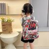 School Kids Cartoon Bag With Breathable Nylon Material For Use Daily