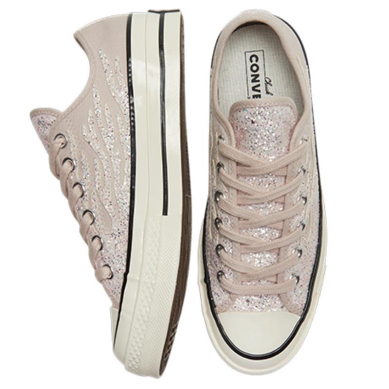 Converse Chuck Taylor All Star 1970s Classic Glitter Shine Low Top Sneakers Women's
