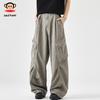 paul frank Men's Cotton Loose Straight Leg Casual Pants