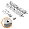 1Pc Stainless Steel Spare Tools Double Opening Doord Door Guard Lever Finger Slide Lock 6/8Inch Door Edge Lever Action Flush Bolt