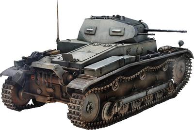 IBG 1/35 German Panzer II A1 Light Tank Plastic Model Kit PB35075 (Tank)