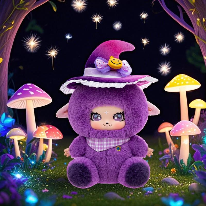 Schattige Emotionele Harige Monster Serie, Kawaii Mysterie Vinyl Pluche Verzamelspeelgoed voor Verjaardagscadeau