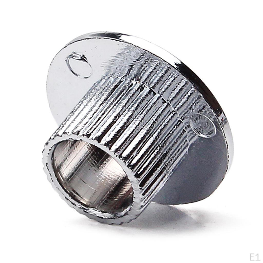 6Pcs guitar Conversion Bushings Adapter Ferrules Chrome