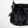 Lucky Pocket Leder Große Schultertasche Crossbag