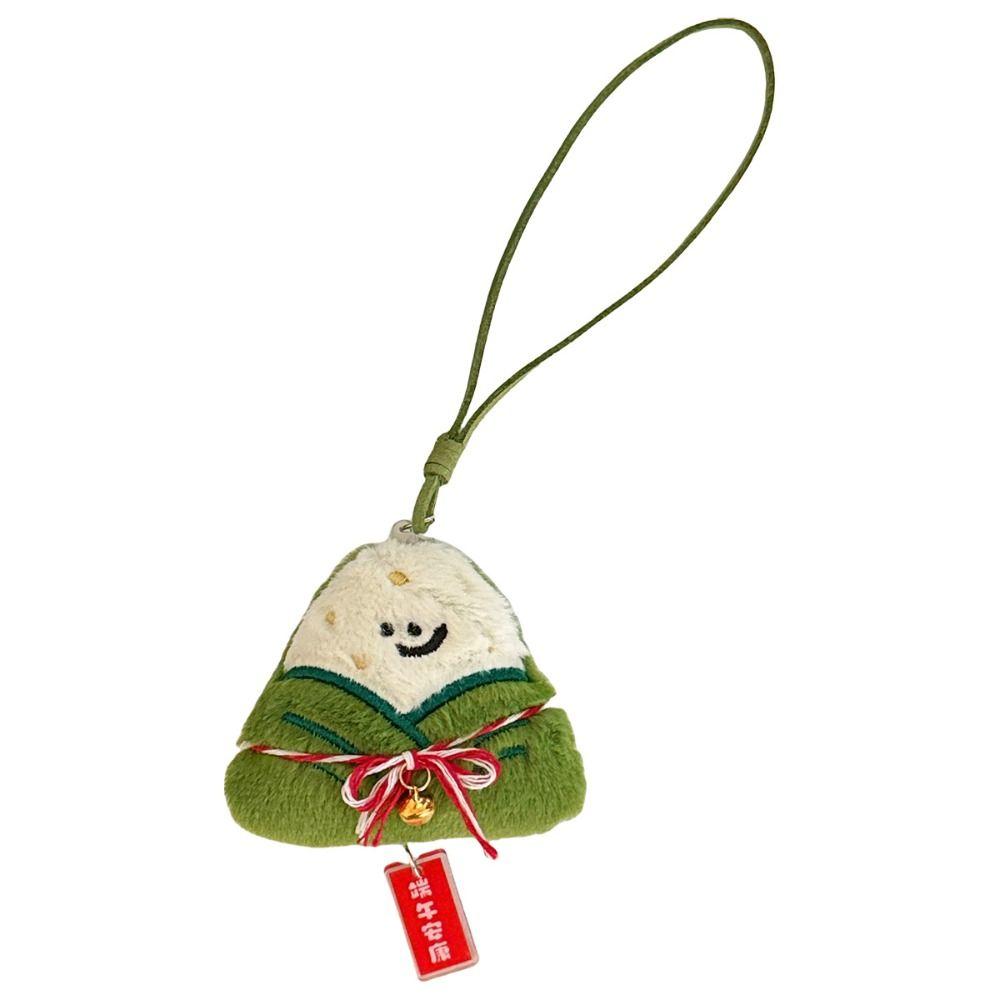 Chinese Style Zongzi Pendant Traditional Cartoon Plush Doll Pendant Cultural Activity