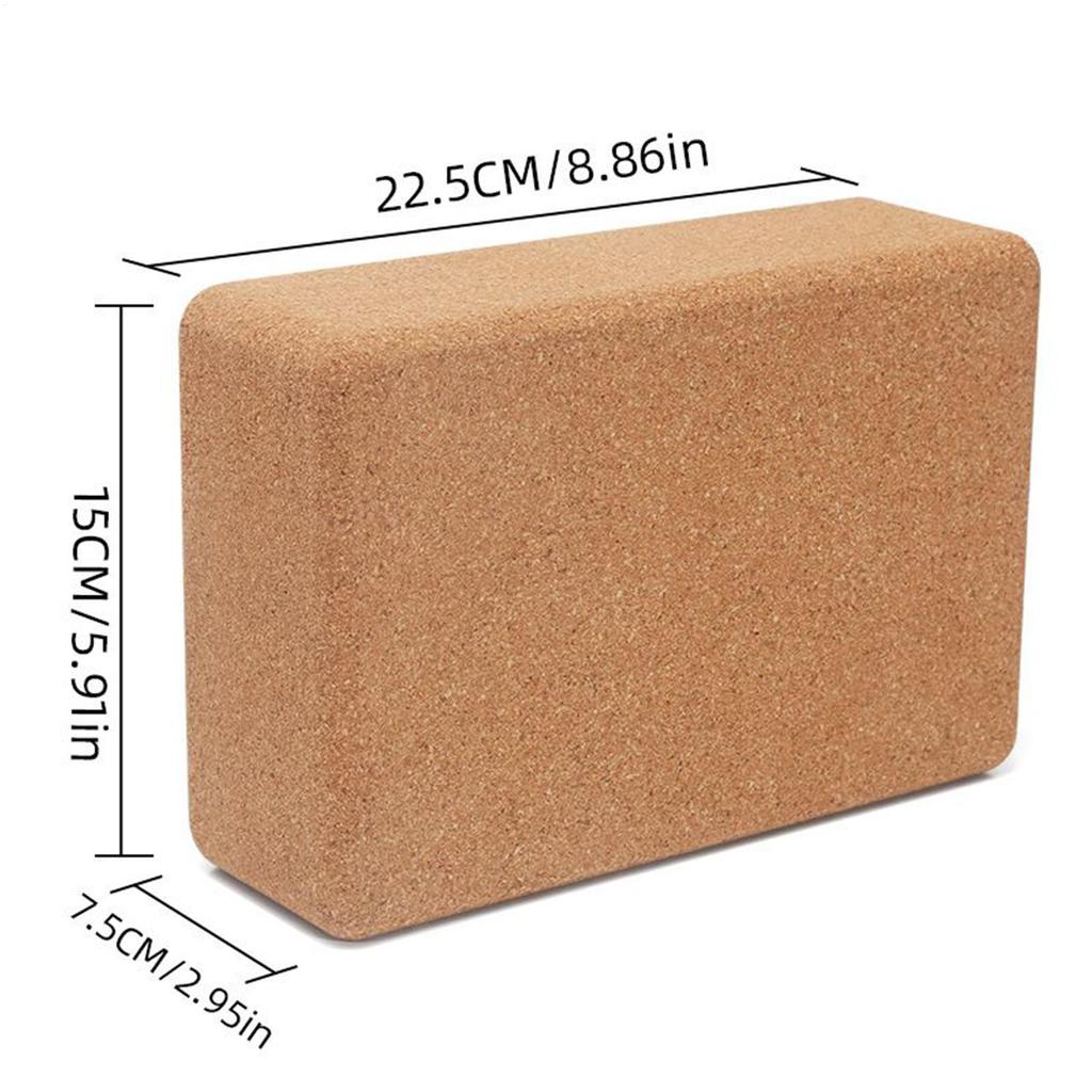 Yoga Block Pilates Stretching Equipment High Density Stretching Block for Home Gym Fitness Office Travel Workout Exercise