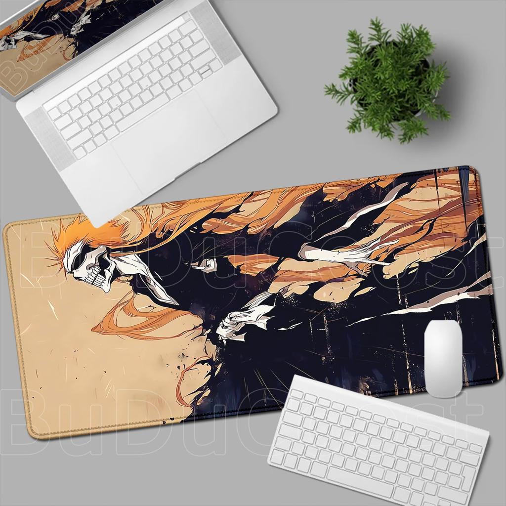 New Hot Cool Anime Bleach Mouse Pad XXL Large Mousepad Manga Laptop Office Rubber Soft Table Pc Gaming HD Printing Non-Slip Mat