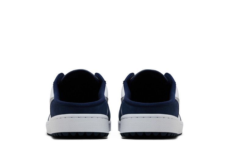 Men's Mules Nike Jordan 1 Mule Golf Midnight Navy White/Midnight Navy/Metallic Silver