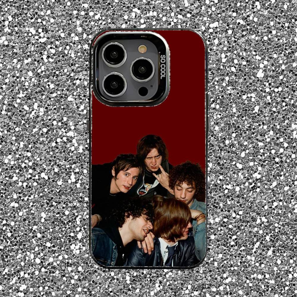 The S-Strokes Phone Case For iPhone 16,15,14,13,12,11,Pro,XS,Max,Plus,Mini,SE Black Candy Matte Shockproof Cover