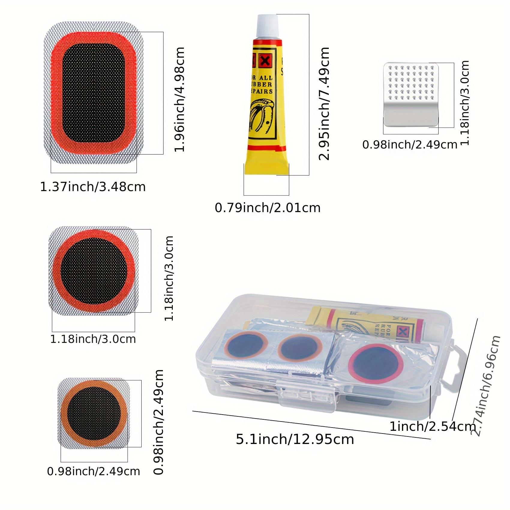 

Bike Tire Repair Kit - Bicycle Inner Tube Puncture Patch Kits With 32pcs Vulcanizing Patches Metal Rasp For Motorcycle United States