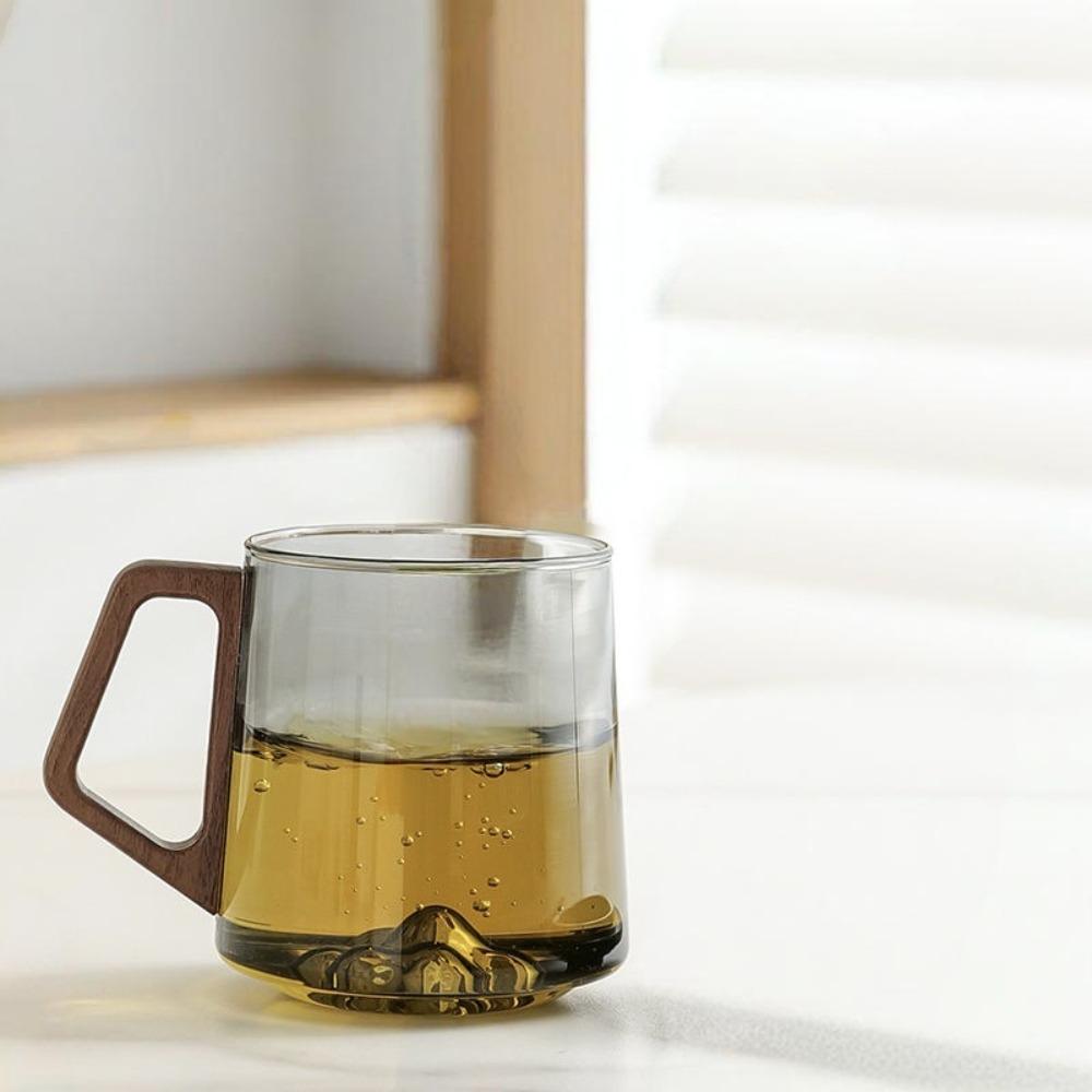 Internal Mountain Protrusion Water Drinking Cup Large Capacity Tea Cup Household Glass Cup  Gift