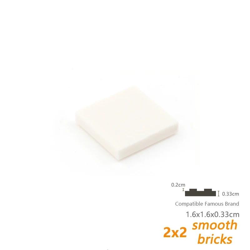 10PCS Puzzle Particle 3068 2x2 Tire Building Blocks Kit High-Tech Board Light Panel Bricks Toys Children Gifts