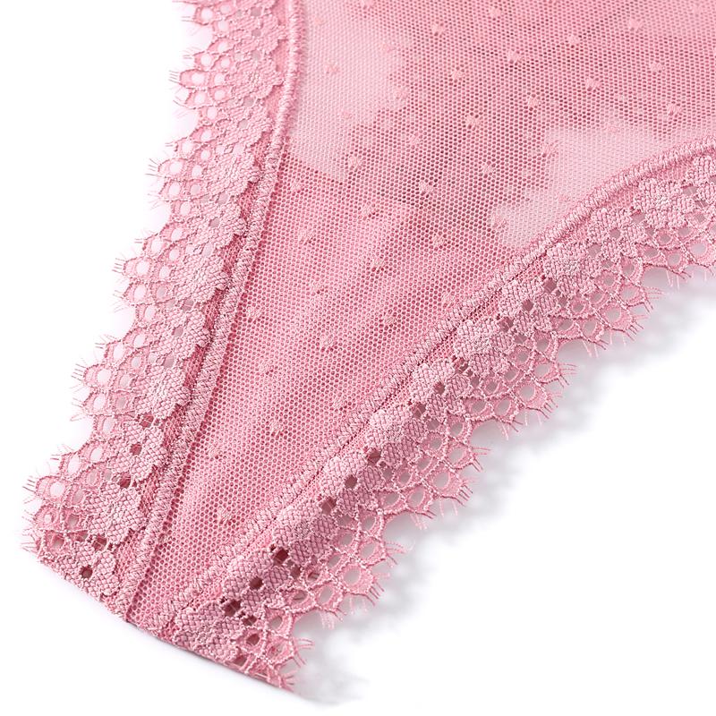 Sexy Women Lace Panties Low-waist Underwear Thong Female G String Breathable Lingerie Temptation Embroidery Intimates
