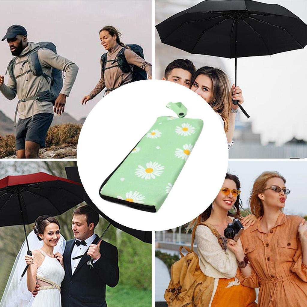 Foldable Umbrella Storage Bags With Straps Quick-drying Umbrella Carrying Pouch Rainy Season Umbrella Case For Outdoor Camping