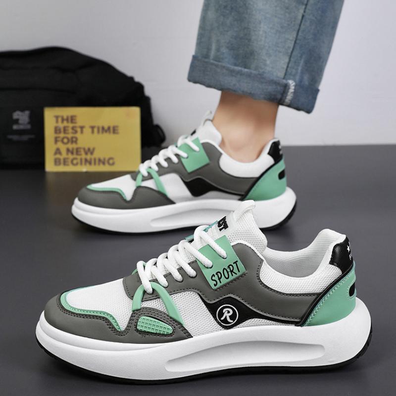 New Fashion Running Outdoor Shoes Men Mesh Breathable Vulcanized Shoes  Breathable Men Casual Canvas Sports Shoes