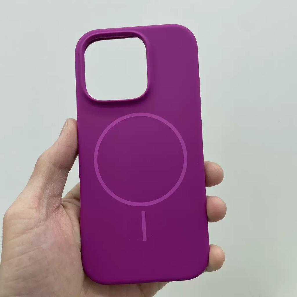 Applicable To Apple 17 Liquid Silicone AI Integrated Camera Button Phone Case IPhone 16 Thin Circle Magnetic Protection Case