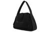 Alexander Wang Ryan brand logo printed drawstring closure knitted polyester handbag large female black