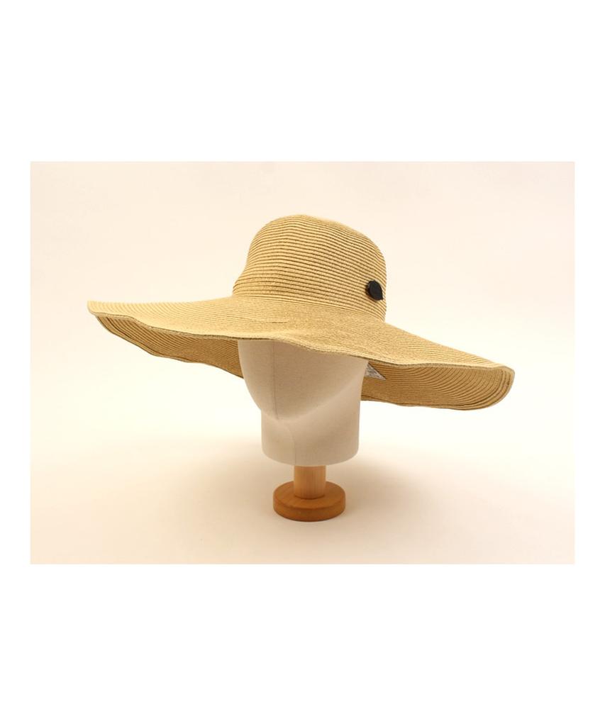 Yunibeosyeolkemiseuteuli Long Beige Wire Cloche Hat Bk Summer Fedora