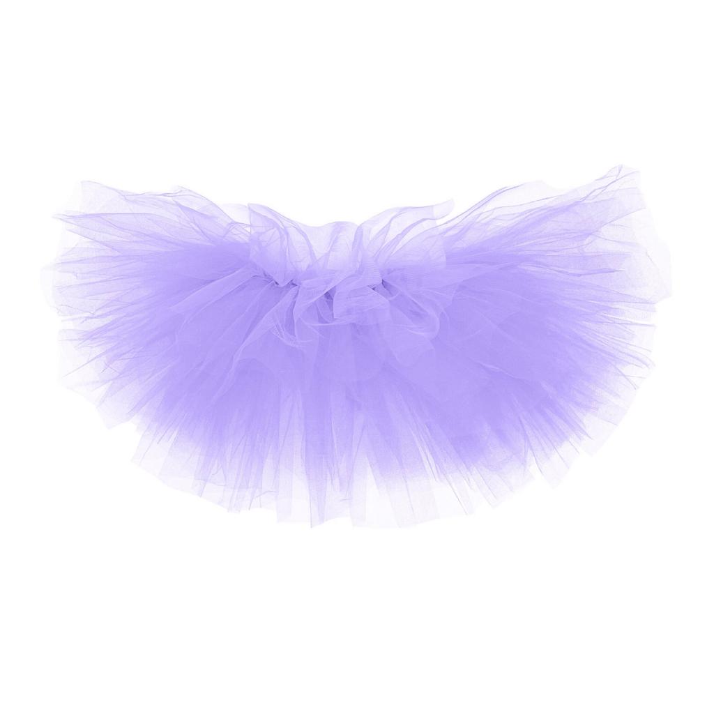 Tutu Running Skirt Mini Skirt 6-Layer Tulle Tulle Skirt Sexy Ballet Skirt Tiered Skirt Petticoat Fluffy Layered Tulle Tutu Skirt