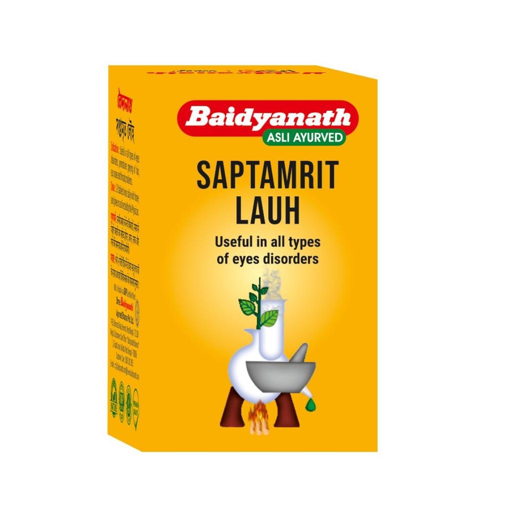 Baidyanath Saptamrit Lauh Ayurvedic Iron Tablets for Eye Care Hair Support Headache Relief