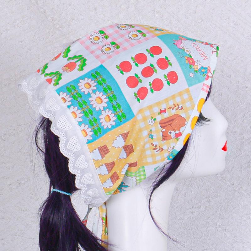 New handmade crocheted dopamine colorful fruit beret adult hat
