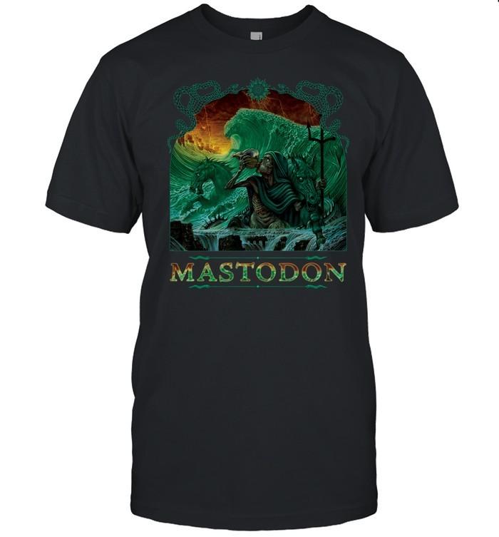 Mastodon Lamb Of God Floods Of Triton Black Tee Unisex T-Shirt S