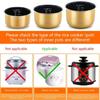 Practical Heat Efficient Rice Pot Insert Replacement 3L 4L 5L Size Option Nonstick Surfaces Suitable for Most Cookers