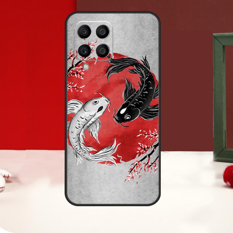 

Koi Fish Yin Yang Case For Samsung Galaxy M11 M21 M31 M14 M34 M54 M12 M32 M52 M15 M13 M16 M36 M56 M53 M35 M55 Samsung M36