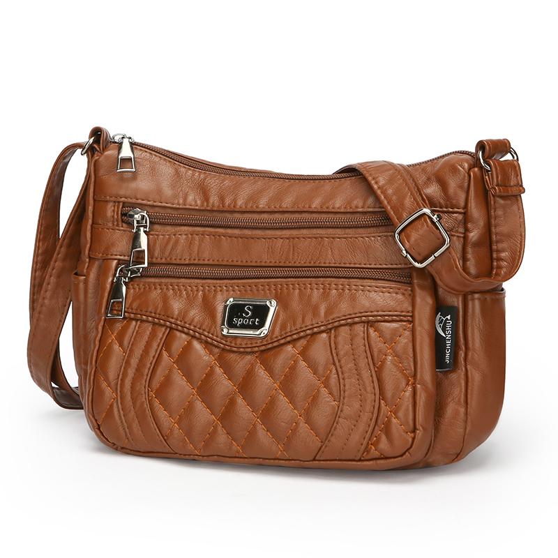 Women's Rhomboid Shoulder Bag Middle-aged Mother Bag