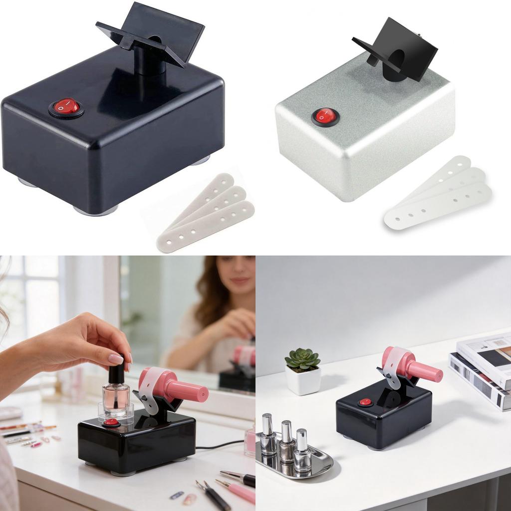 Nail Polish Shaker Machine For Manicure Professionals With Abs Material And Multiple Plug Types