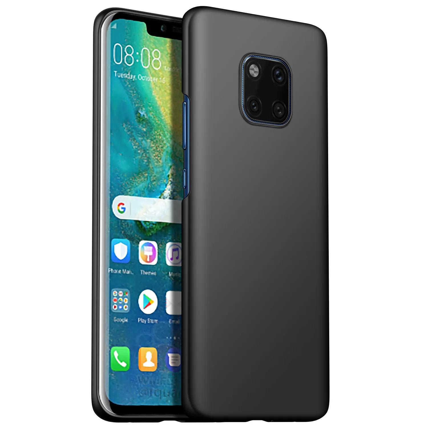 For Huawei P40 Mate 20 Pro Mate 30 Pro Case, Ultra-Thin Minimalist Slim Protective Phone Case Back Cover for Huawei Mate 20 Pro for Mate 20 чёрный