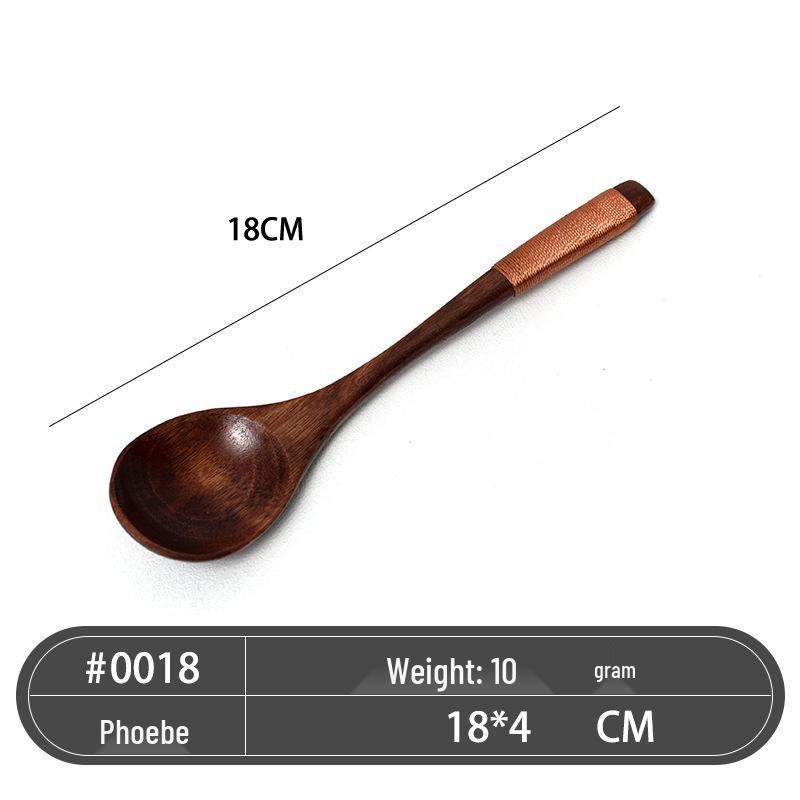 Japanese Style Camphor Wooden Spoon for Soup & Honey Stirring