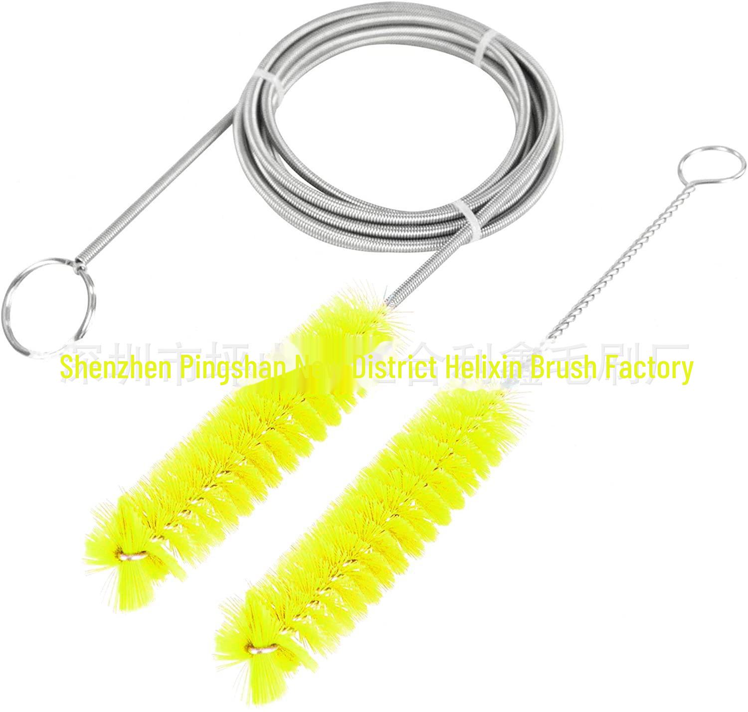 

Набір щіток для чищення трубок CPAP - засіб для чищення трубопроводів пружинною щіткою single head жовтий