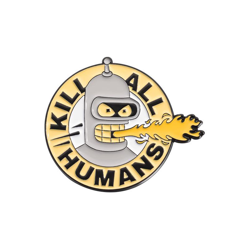 

Character Artistic Cartoon Brooch Alloy Pin Eyecatching Design For Collectors And Lovers Fashion QHXZ2903