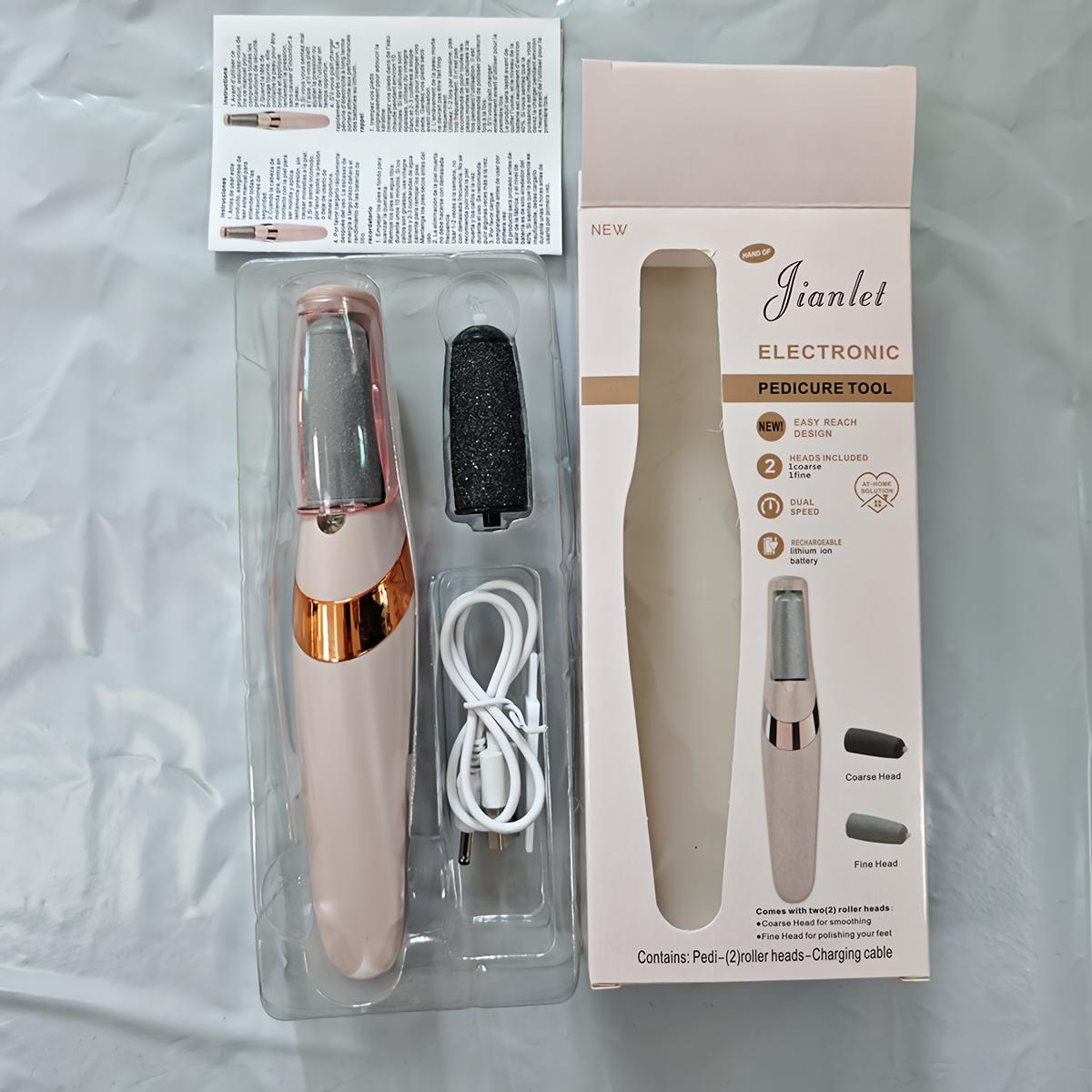 

Перезаряжаемая электрическая пилка для ног для удаления мозолей и отшелушивания омертвевшей кожи 300mAh/130Motor