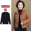 2025 Women's Short Lightweight Down Jacket for Winter: New Style, Cotton-Padded, Perfect for Petite, Middle-Aged & Elderly
