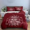 Merry Christmas Holly Design Bedding Duvet Cover Set Duvet Cover Pillowcases  (1*Duvet Cover 2*Pillowcases, without duvet insert)