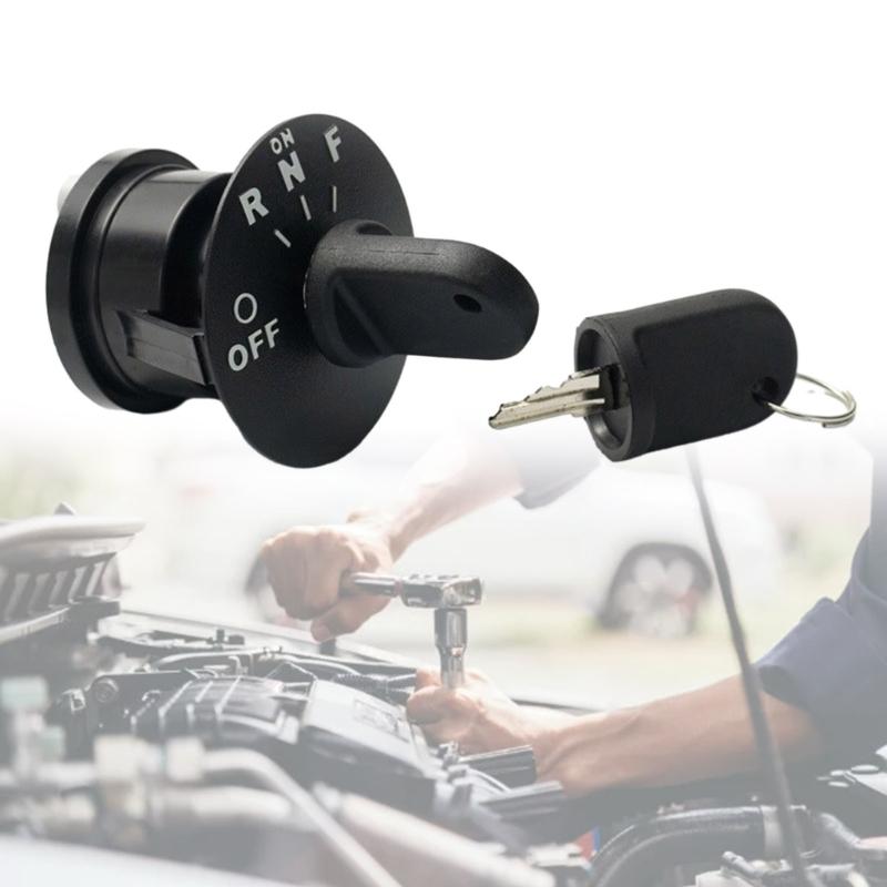 Ignition Key Switch For EZGO RXV Electric Cart 2008-Up 48V Replaces Part Number 605637 611283 609682