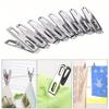 20Pcs Stainless Steel Flat Jaw Laundry Clips, 4.5cm Spring Clothes Pins for Socks, Towels and Cloth
